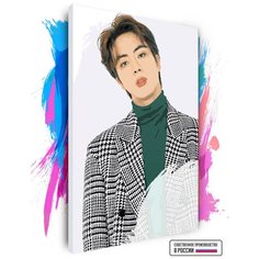 Картина по номерам на холсте BTS Jin Эстетика, 80 х 120 см Красиво Красим