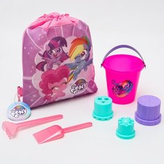 Песочный набор My Little Pony "Озорные пони", в рюкзаке, для девочек Solomon