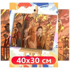 Картина по номерам игра Azur lane (аниме стилистика) - 8881 Г 30x40