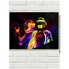 Картина по номерам Музыка Daft Punk (Роботы) - 8535 Г 30x40
