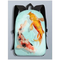 Рюкзак Японские картины Рыбы в пруду - 1480 Brut Bag