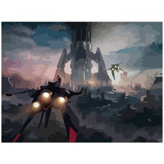 Картина по номерам на холсте настольная игра Android netrunner - 6879 Г 30x40