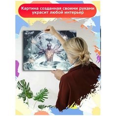 Картина по номерам эзотерика души тела космоса провидения таинств йога - 6840 Г 30x40