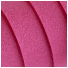 Фетр корейский жесткий листовой 28х33 см (3 шт/упак) толщина 1,2 мм, цвет фуксия 830 / для творчества рукоделия Shinwon Felt
