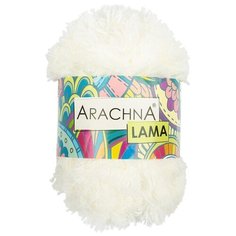 Пряжа ARACHNA "LAMA" 100% микрополиэстер 5 шт. х200г 100м №73 молочный