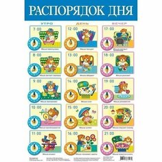 Плакат Распорядок дня 2095 Дрофа Медиа