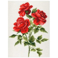 Набор для вышивания "Три розы", 20x27 см, Палитра