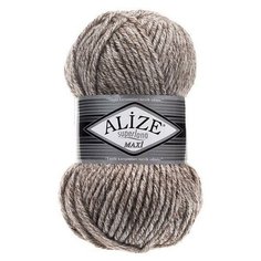 Пряжа Alize Superlana Maxi (Ализе Суперлана Макси) - 3 мотка 803 молочно-коричневый 75% акрил, 25% шерсть 100м/100г