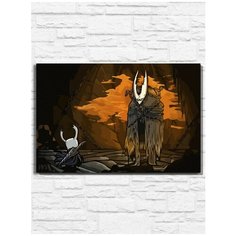 Картина по номерам на холсте Игра Hollow knight (PS 5, PS 4, PS 3, Xbox 360, Xbox ONE, PC, ios) - 9443 Г 60x40