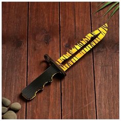 Сувенирное оружие из дерева «Штык нож», жёлтый леопард NO Name