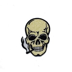 Шеврон, нашивка, патч, термоаппликация на клеевой основе, череп, с черепом #2. Размер 70x50 мм. Мега Принт