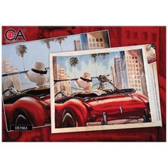 Алмазная мозаика "Гламурная жизнь" Collection D`Art