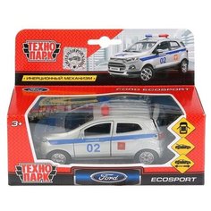 Машинка металл FORD Ecosport полиция 12см, Технопарк