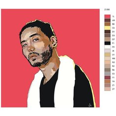 Картина по номерам Z-356 "Скриптонит" 70x70 Brushes Paints