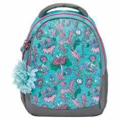 Рюкзак молодежный GRIZZLY для девочек с двумя отделениями RD-836-1/3 голубой (54351)