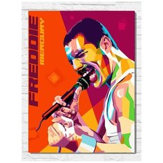 Картина по номерам на холсте музыка QUEEN - 11389 В 30x40