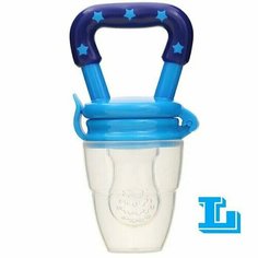 Силиконовая соска L (12+ мес), голубая Good Store24