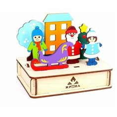 Игровой набор панорама «Зима в городе» Крона
