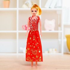 Кукла-модель «Оля» в платье, микс Romanoff