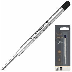 Стержень шариковый Parker "QuinkFlow" металл, черный, 98мм, M 1,0мм