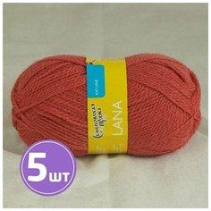 Пряжа Семеновская пряжа Lana (70021), темный коралл 5 шт. по 50 г