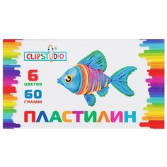 Пластилин 60г (6 цветов) Melt