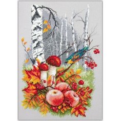 Чудесная игла Набор для вышивания крестом «Осенняя палитра» 18 × 27 см