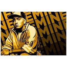 Картина по номерам на холсте Музыка Eminem Эминем - 6300 Г 60x40