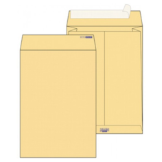 Крафт конверт С4 (230*330 мм), стрип-лента, боковое расширение (LargePack) - 200 шт. Pack24