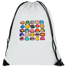 Мешок для сменной обуви пиксель арт - 6931 Brut Boxers