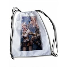 Мешок для сменной обуви с принтом Игра Witcher 3 Wild Hunt - 34500 Brut Boxers