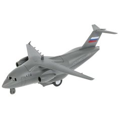 Модель металл самолет транспортный 20 см, люк, подвижные детали Технопарк