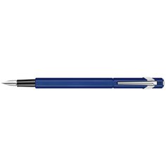 Ручка перьевая Carandache Office 849 Classic (842.159) Matte Navy Blue EF синяя, перо сталь нержавеющая, синие чернила в подарочной коробке (461310)