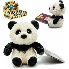 Игрушка Резиновая фигурка тянучка Медведь Панда, 7.62 см. / 1 шт. Denco Store