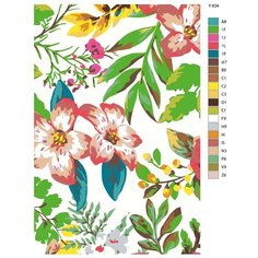 Картина по номерам Y-834 "Цветы" 40х60 Brushes Paints