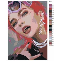 Картина по номерам W-279 "K-pop группа - Stray Kids (Стрей Кидс)" 50х70 Brushes Paints