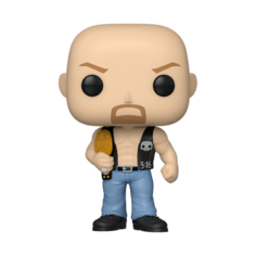 Фигурка Funko POP! WWE: Stone Cold Steve Austin with Championship Belt 49263, 10 см