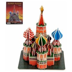 Конструктор 3D «Храм Василия Блаженного» Без бренда