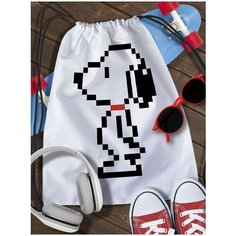 Мешок для сменной обуви пиксель арт - 6781 Brut Boxers