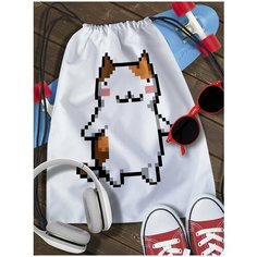 Мешок для сменной обуви пиксель арт - 6782 Brut Boxers