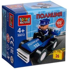 Город мастеров Конструктор «Полицейский на машине», 26 деталей