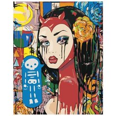 Картина по номерам "Pop Art Поп-арт: 6", Раскраска 40x50 см, Портрет