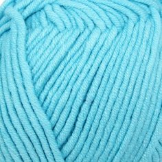 Пряжа "Jeans plus" 55% хлопок, 45% акрил 160м/100гр (33 голубой ) 2795294 Yarn Art