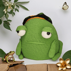 Набор для творчества Жаба / набор для вязания / crochet.internet