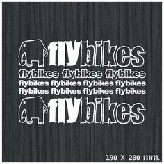 Наклейки на велосипед "FLYBIKES 1" Нет бренда