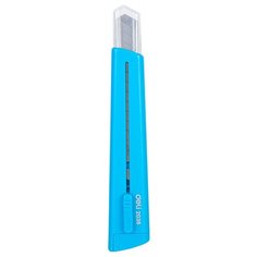 Нож канцелярский Deli E2038BLUE синий блистер