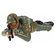 Игрушка Солдатик (ползет, свет , звук), 40 см Играем вместе
