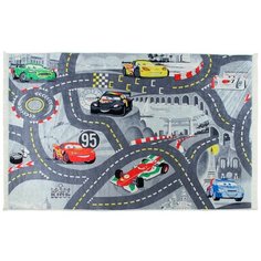 Ковер безворсовый 100х150 см. для детей развивающий автодорога YSF Home