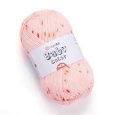 Пряжа YARNART BABY COLOR (YarnArt), персиковый с крапинкой - 208, 100% акрил, 5 мотков, 50 г, 150 м.