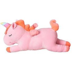 Мягкая Игрушка Единорог Спящий 50 см, Розовый цвет, Плюшевый/Подушка/Обнимашка Sun Toys